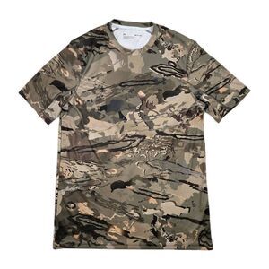 Mens Under Armour Iso Chill Camouflage Short Sleeve T Shirt Small